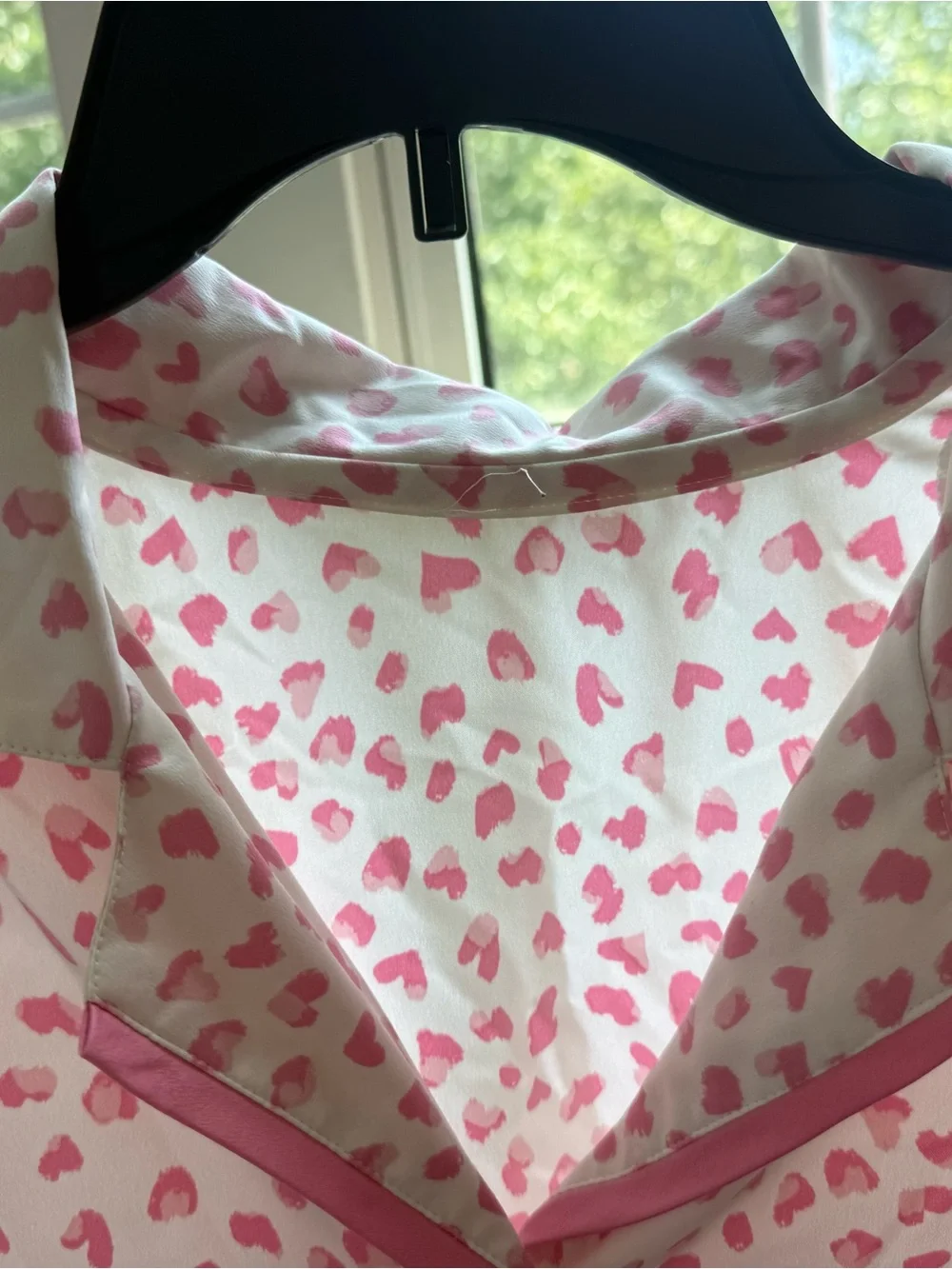 Women’s Pink Heart-Print Pajama Set - Nordstrom Rack